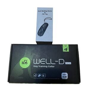 Dog Care WELL-D ADV Dog Training Collar with Bonus Anti-Barking Device